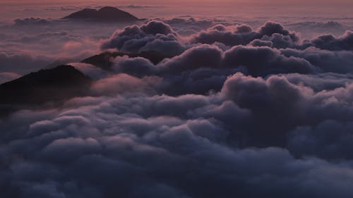 Foto d'estoc gratuïta de a l'aire lliure, cim, mar de núvols
