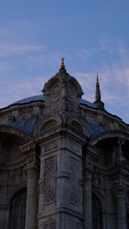 Free Captivating view of the Ortaköy Mosque under the evening sky, Istanbul. Stock Photo