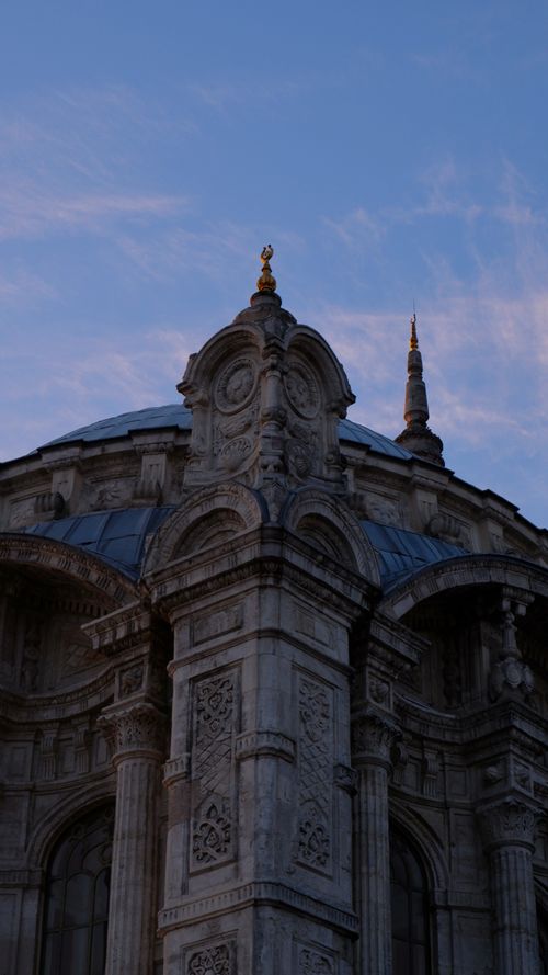 Free Captivating view of the Ortaköy Mosque under the evening sky, Istanbul. Stock Photo