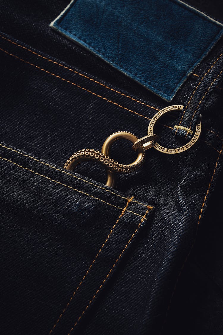 Keychain In Jean Pocket