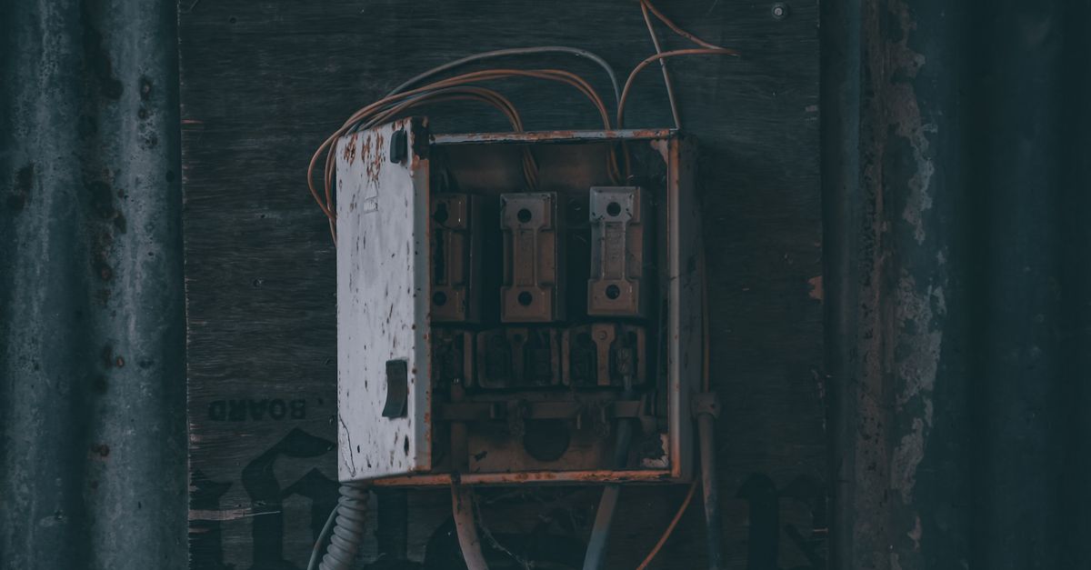 Rusty Electrical Box In House Box with Fuses · Free Stock Photo
