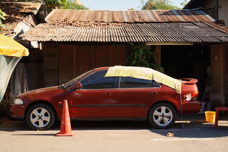 Old Red Car