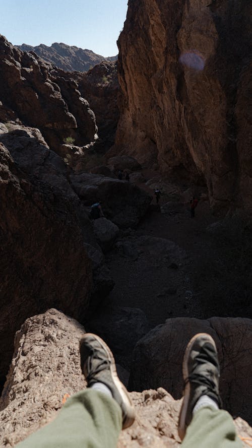 A Man in Mountains 