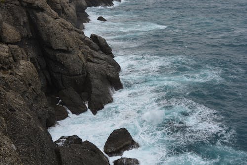 çarpmak, dalgalar, deniz içeren Ücretsiz stok fotoğraf