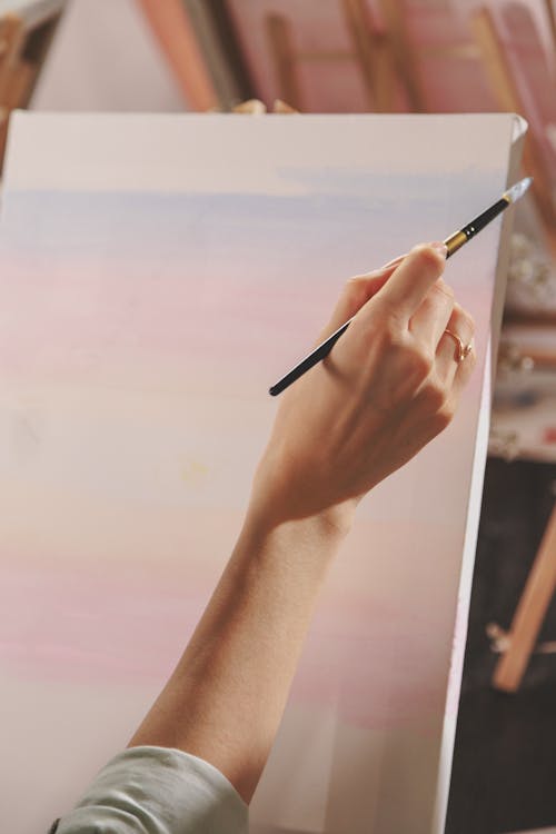 artistik, boya fırçası, boyama içeren Ücretsiz stok fotoğraf