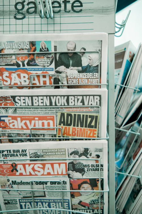 Close up of Turkish Newspapers · Free Stock Photo