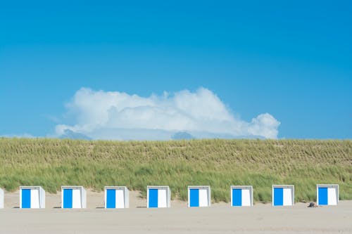 Dressing Rooms on Beach