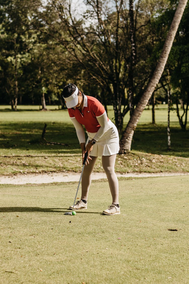 Woman Playing Golf