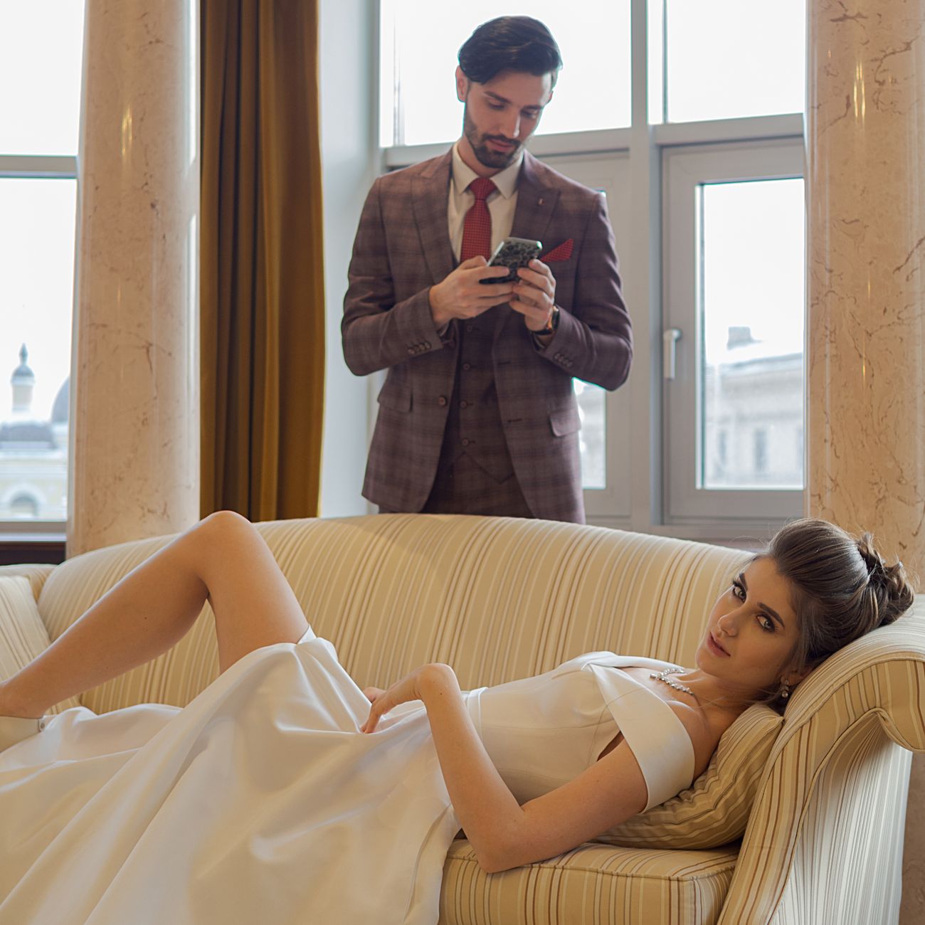Julian Vance & Clara Moreau editorial portrait