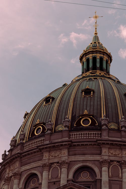 Dome of Marble Church in Copenhagen 