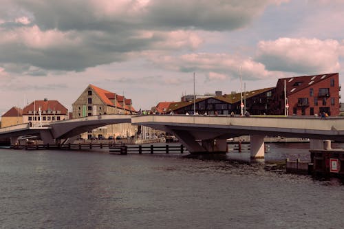 Kostnadsfria Kostnadsfri bild av Danmark, inre hamnbron, köpenhamn Stock foto