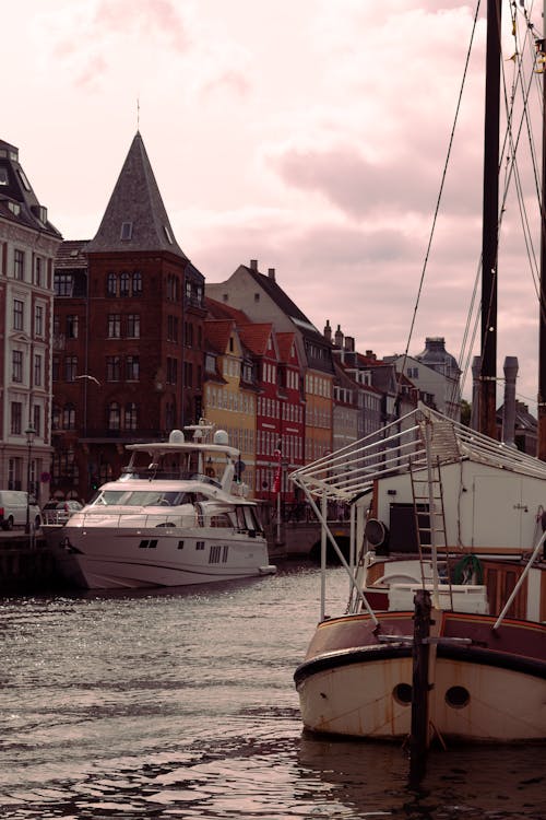 Ships Moored in Nyhavn 