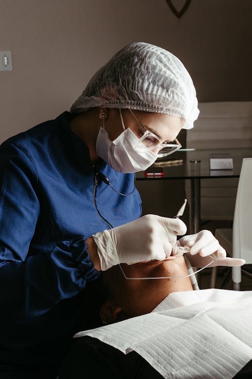 Doctor and Patient during Medical Procedure