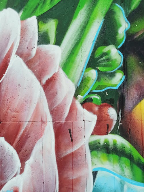 Gratis lagerfoto af gadekunst, graffiti, grøntsager