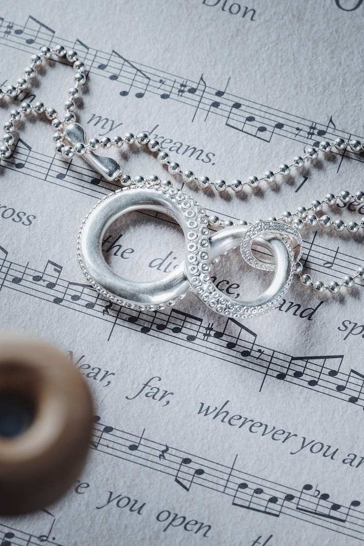 Octopus Infinity Symbol Necklace On Music Notes