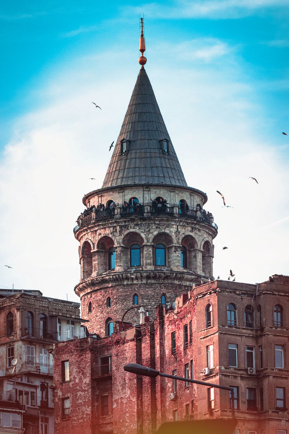 History Building Tower Old Historic Building Tower on Blue Sky · Free Stock Photo