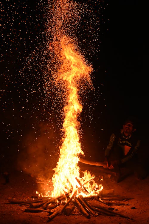 Δωρεάν στοκ φωτογραφιών με θερμότητα, καίω, κατακόρυφη λήψη