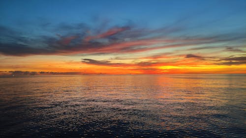 シースケープ, 地平線, 夕方の無料の写真素材