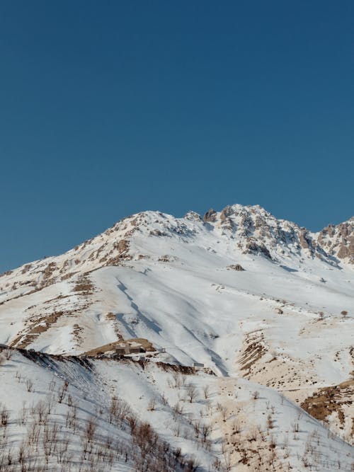 Majestic Snowcapped Mountain 