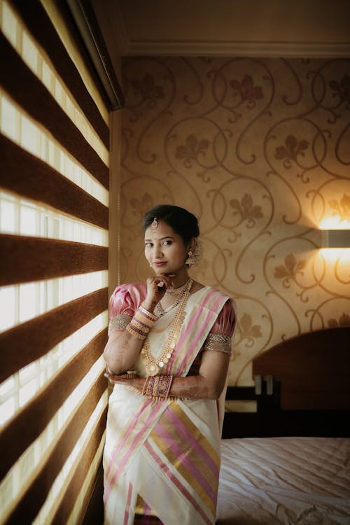 Portrait of a Young Woman in Sari
