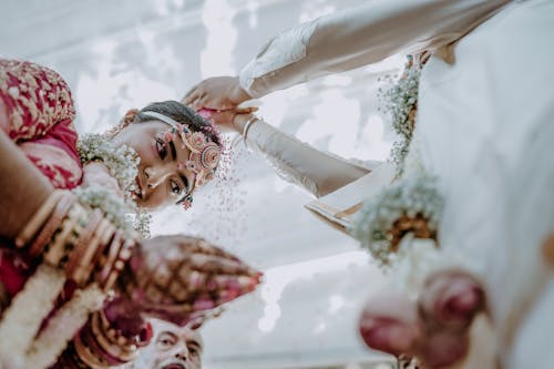 Free Bride during Traditional Wedding Ceremony Stock Photo