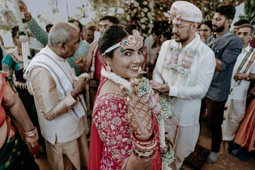 Foto profissional grátis de convidados, cultura indiana, fotografia de casamento