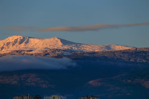 Majestic Snowcapped Mountain 