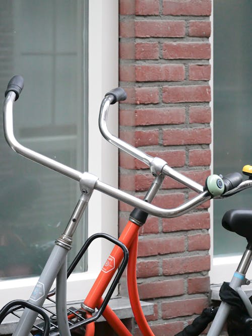 Foto profissional grátis de bicicleta, campainha, cinza
