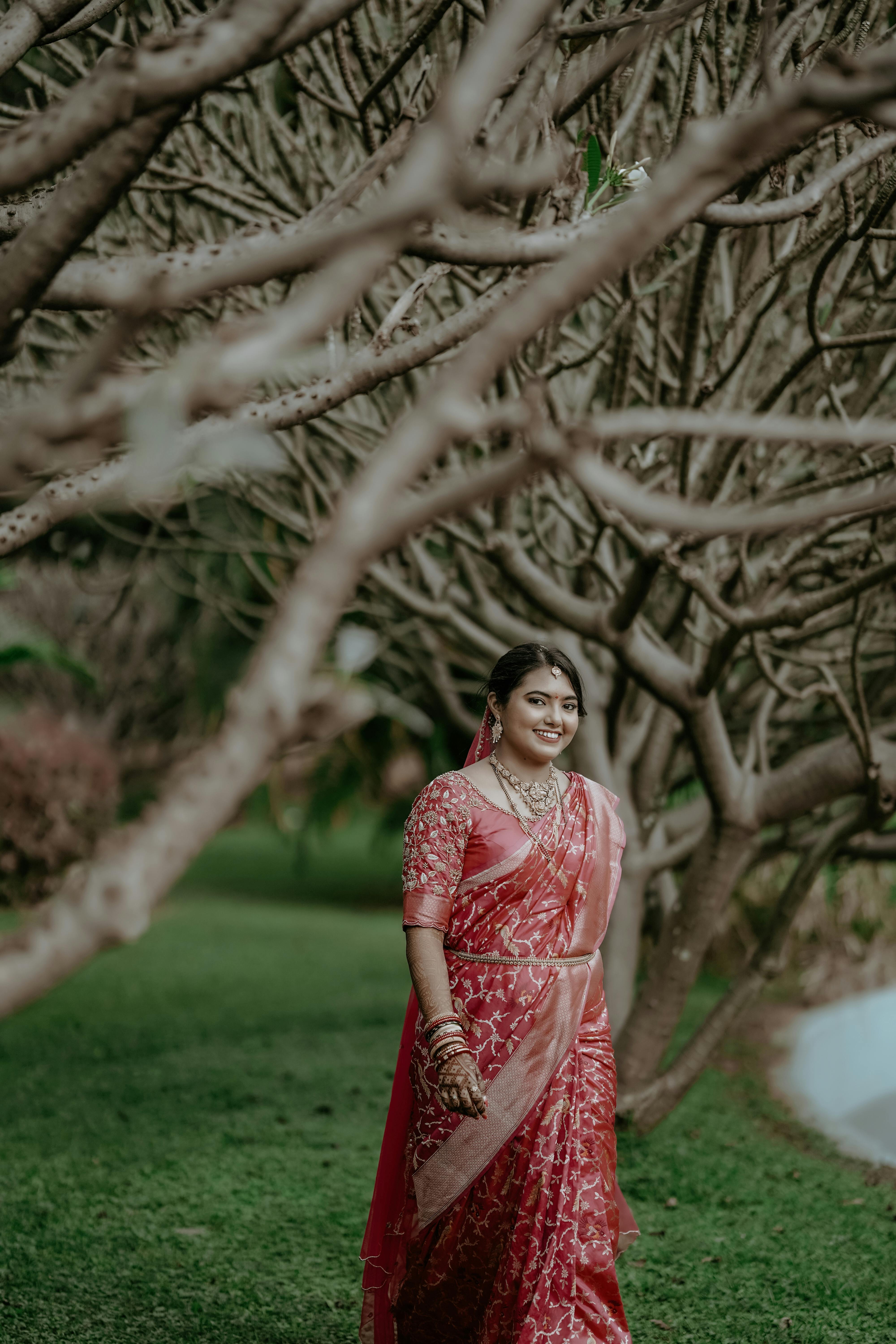 Pink Kanchipuram Bridal Wedding Saree