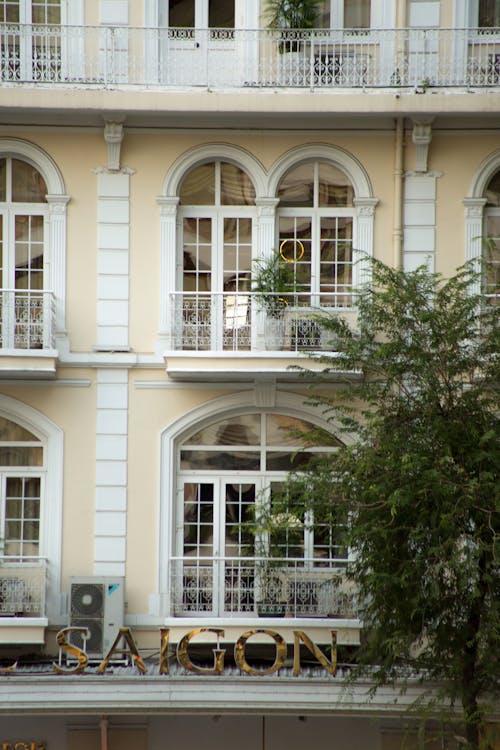An Elevation of a Building, Saigon, Vietnam
