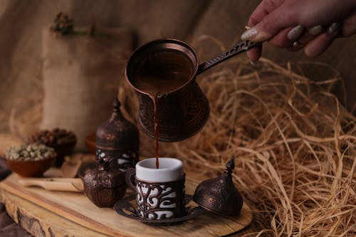 Бесплатное стоковое фото с арабский кофе, гвозди, горшок