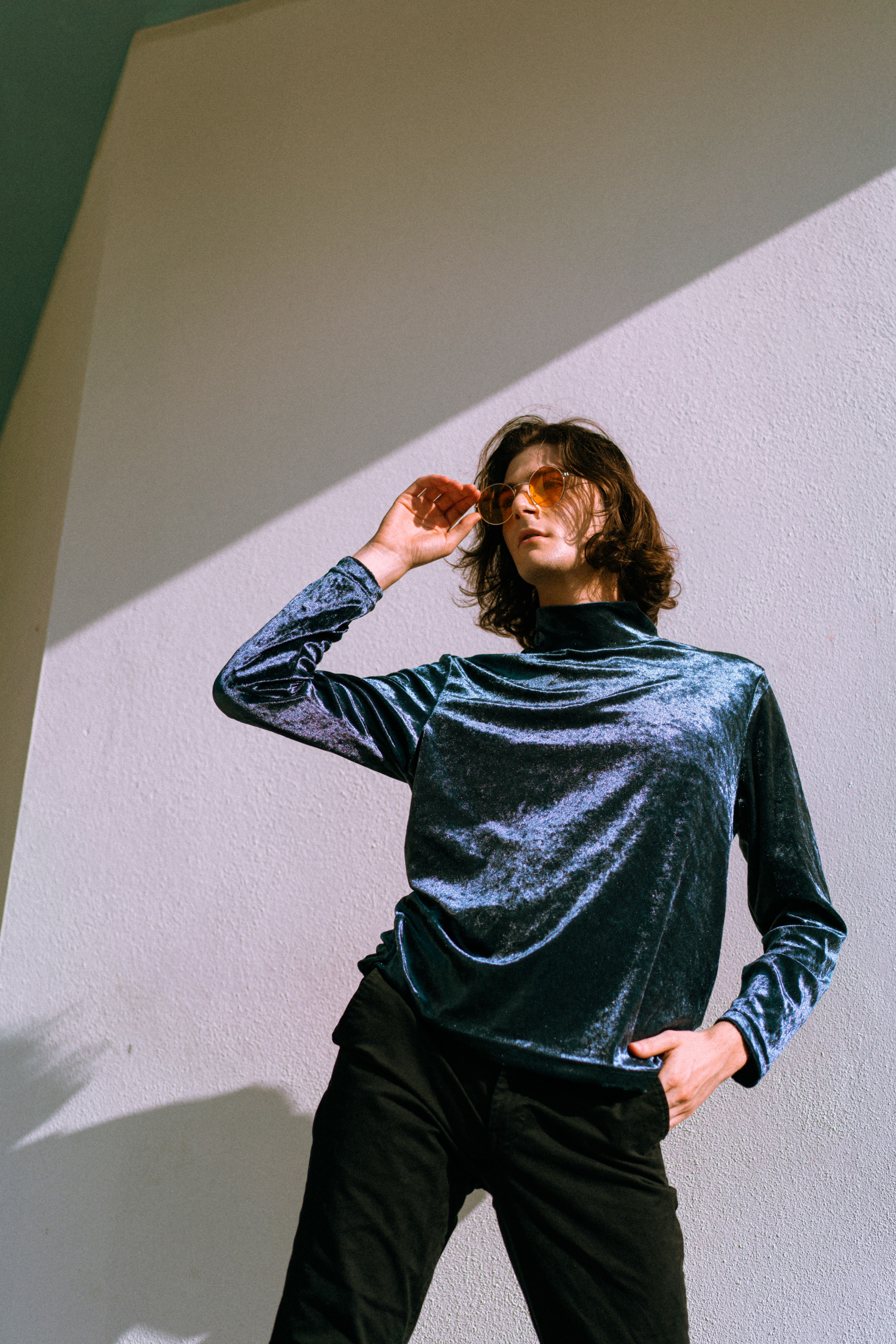 Man Posing Wearing Turtleneck Sweater · Free Stock Photo