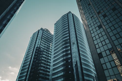 Low Angle Shot of Skyscrapers