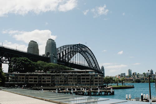 View of the Sydney Harbour Bridge in Sydney, Australia