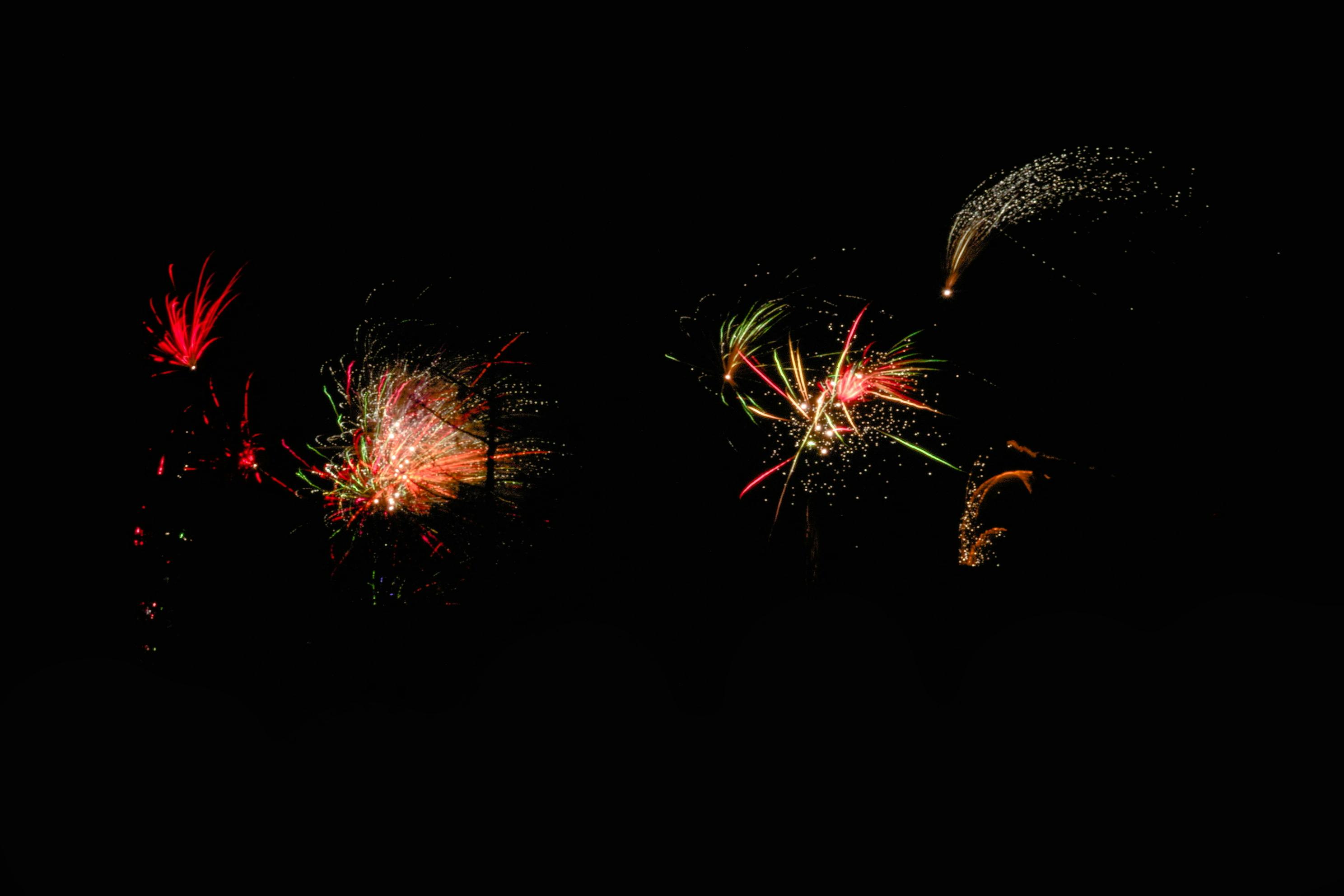 Free stock photo of colors, firework, night