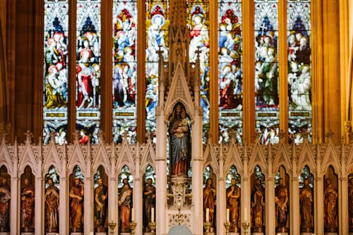 Fotos de stock gratuitas de arquitectura de la iglesia, Arte, contraste