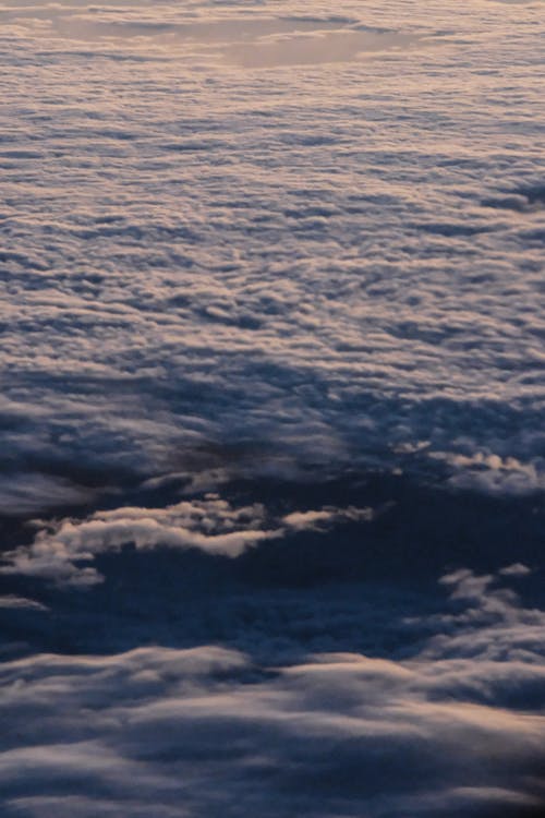 Photo of a Cloudy Sky at Sunset 