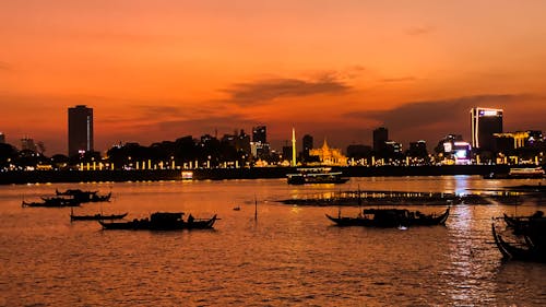 Sunset in Phnom Penh