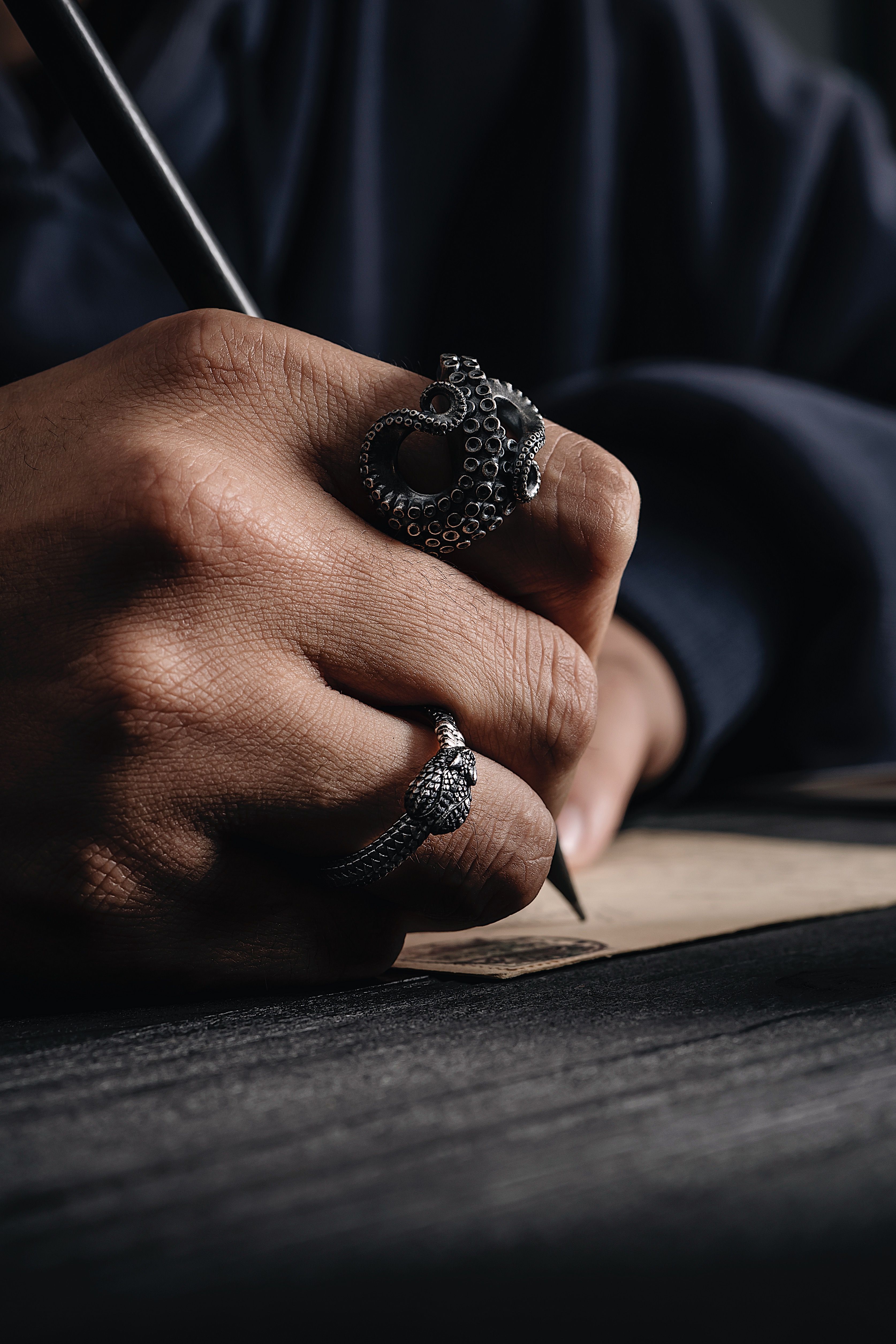 Hand with Rings · Free Stock Photo