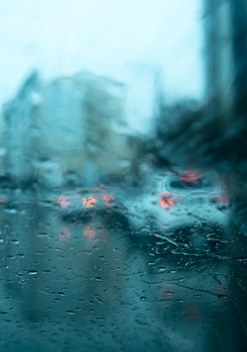 Základová fotografie zdarma na téma auta, déšť, dešťové kapky