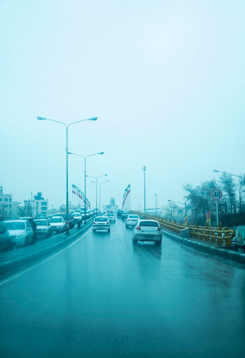 Δωρεάν στοκ φωτογραφιών με αυτοκίνητα, βρεγμένος, βροχή