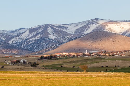 Mountains and a Village 