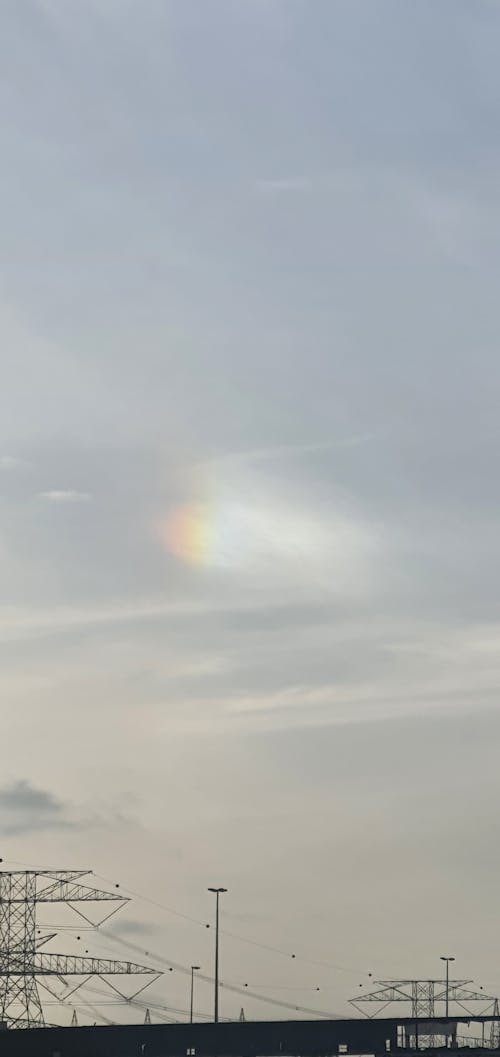 Бесплатное стоковое фото с небо, облака, радуга