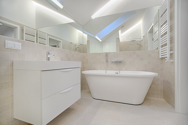 Luxury bathroom marble