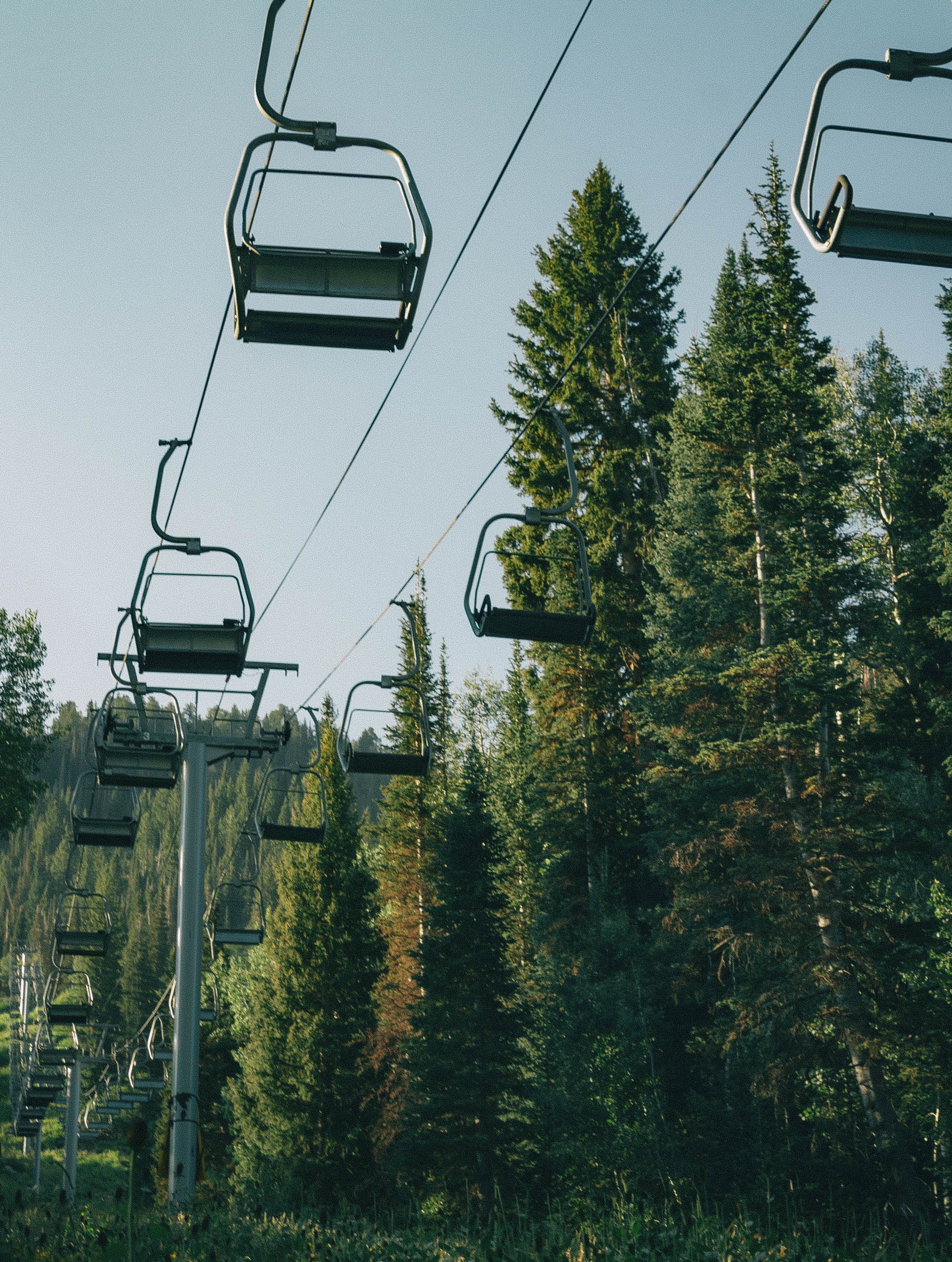 Chairlift on a Mountain · Free Stock Photo