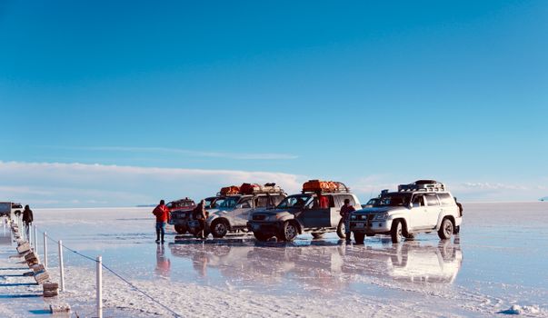Geysers at dawn (Sol de Mañana) — Salar de Uyuni