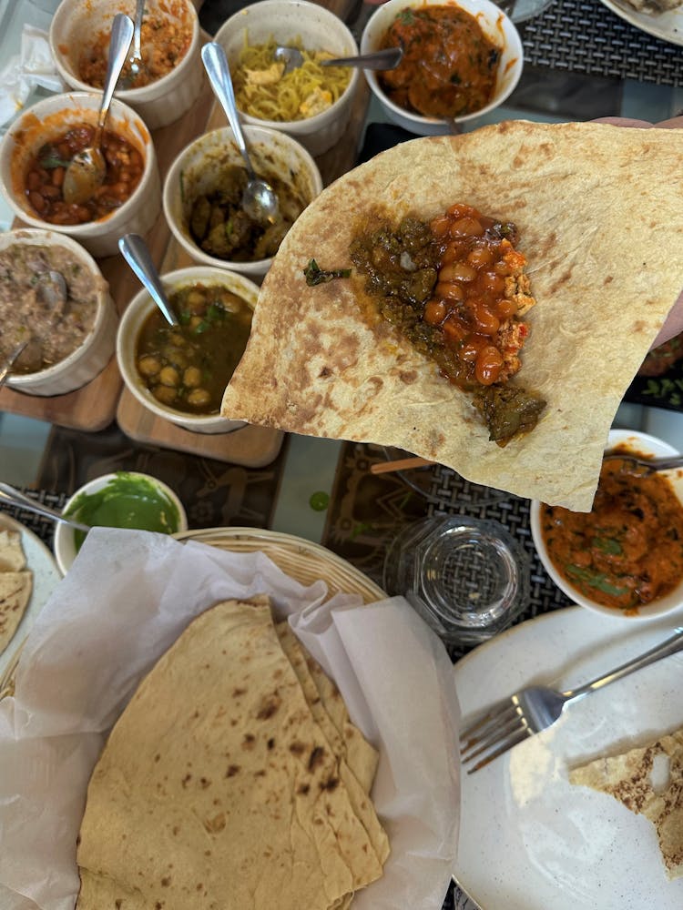 Breads And Sauces In Kitchen