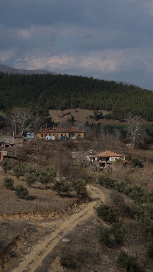 Ingyenes stockfotó dombok, épületek, falu témában