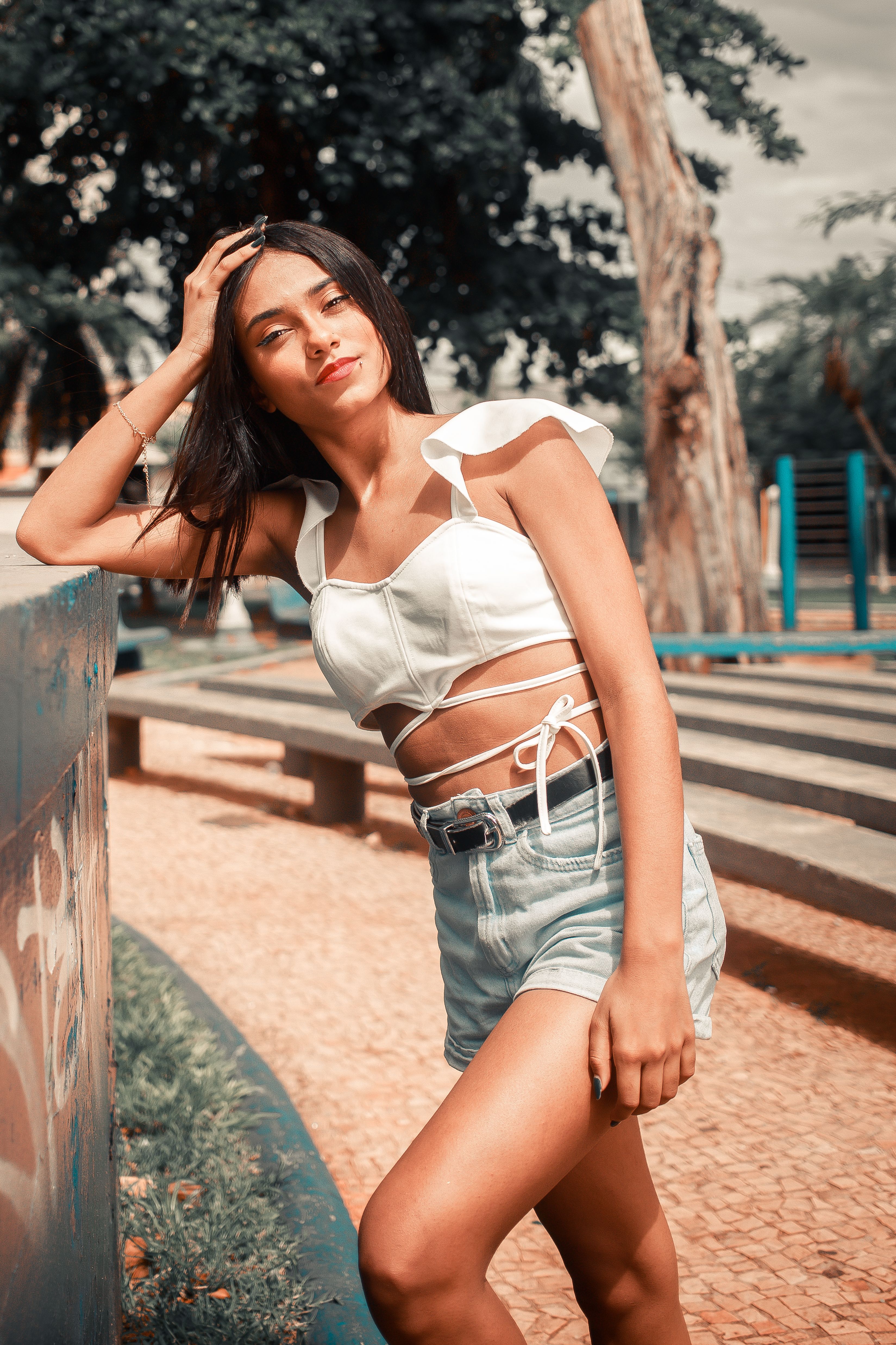 Short en jean