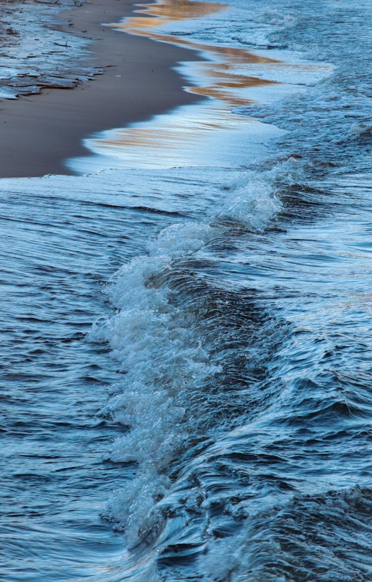 Sea Waves At Beach